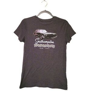 Aeropostale Mens Shirt Grey L Crew Neck Short Sleeve T-Shirt Mustang